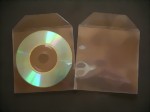 Minidisk CD / DVD Hllen mit Klappe